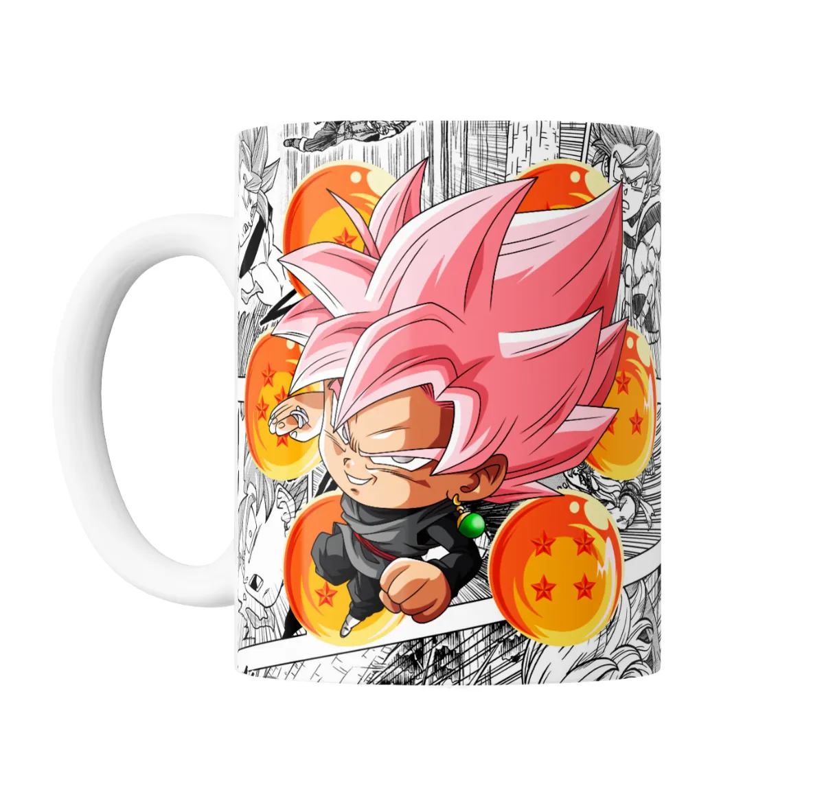 Taza de Cerámica Dragon Ball Goku Black Super Saiyan Rosé - vista 2