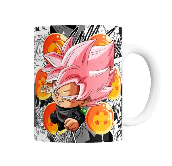 Taza de Cerámica Dragon Ball Goku Black Super Saiyan Rosé