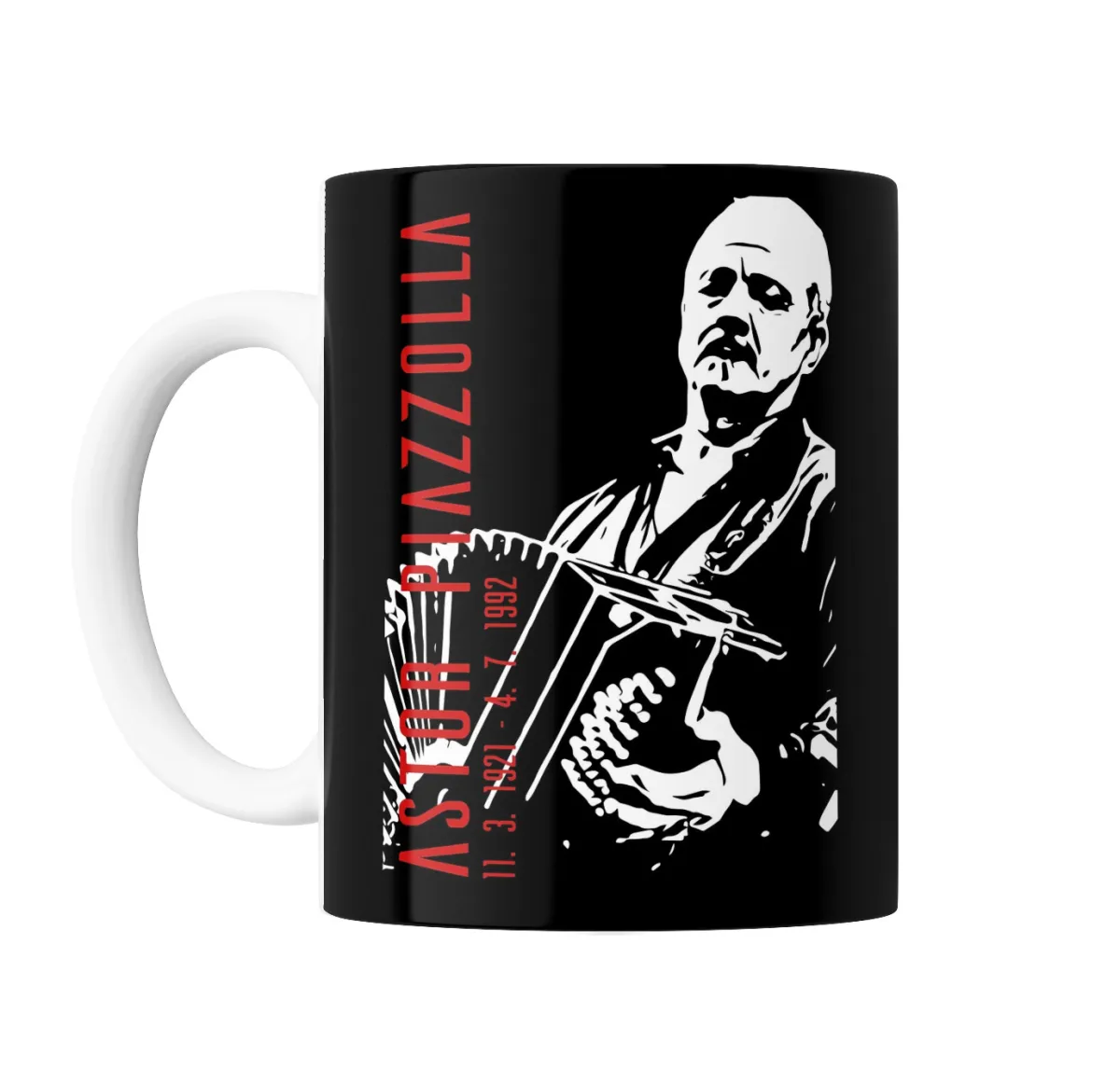 Taza de Cerámica Astor Piazzolla Bandoneón - vista 2