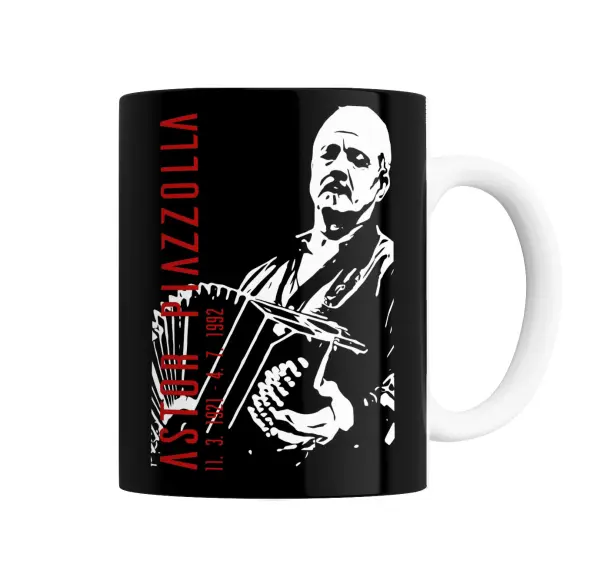 Taza de Cerámica Astor Piazzolla Bandoneón