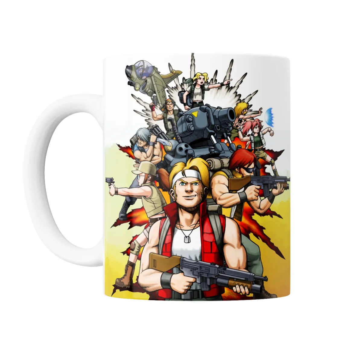Taza de Cerámica Metal Slug Marco Rossi y Tarma Roving - vista 2