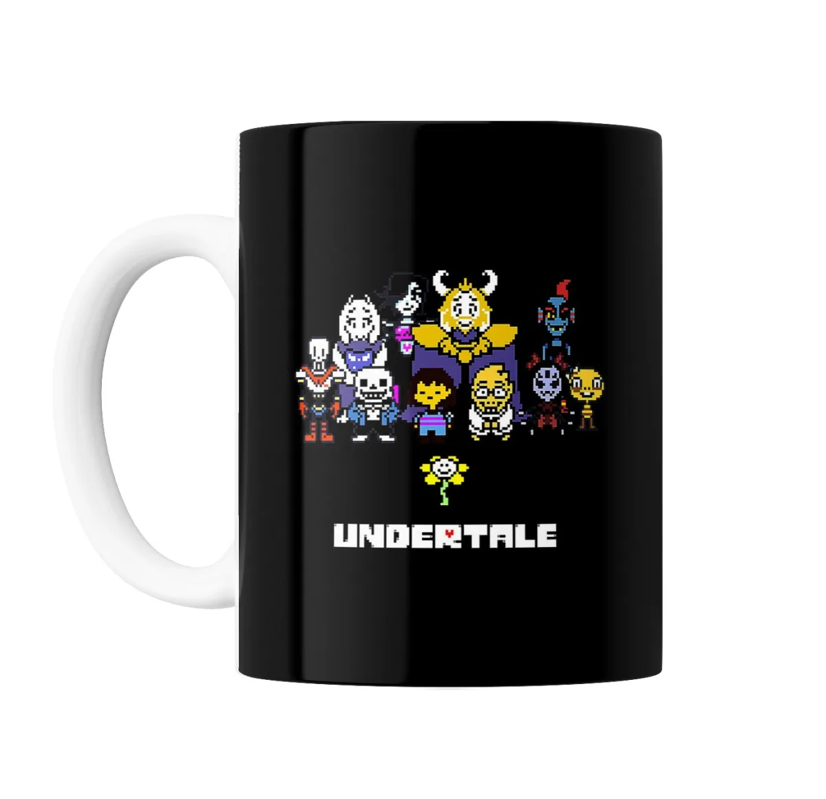 Taza de Cerámica Undertale Personajes Elenco Completo - vista 2