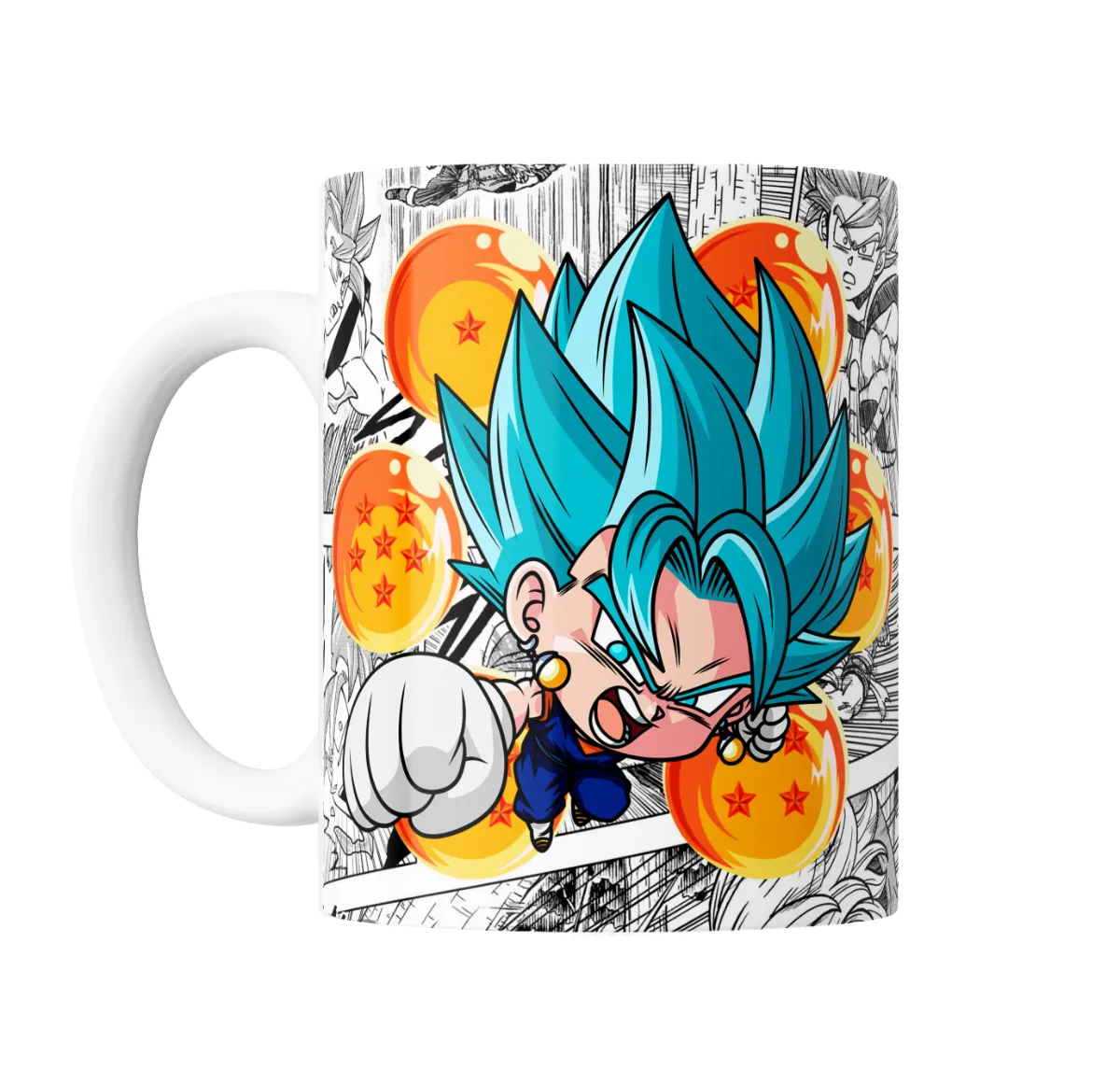 Taza de Cerámica Dragon Ball Vegetto Chibi Kamehameha - vista 2