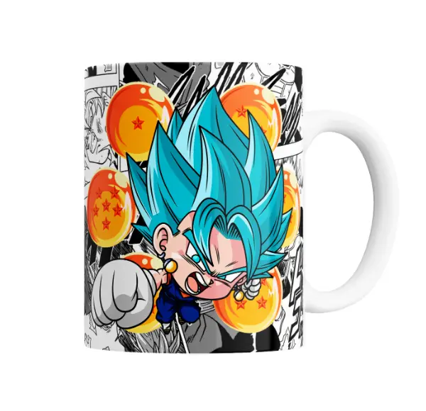 Taza de Cerámica Dragon Ball Vegetto Chibi Kamehameha