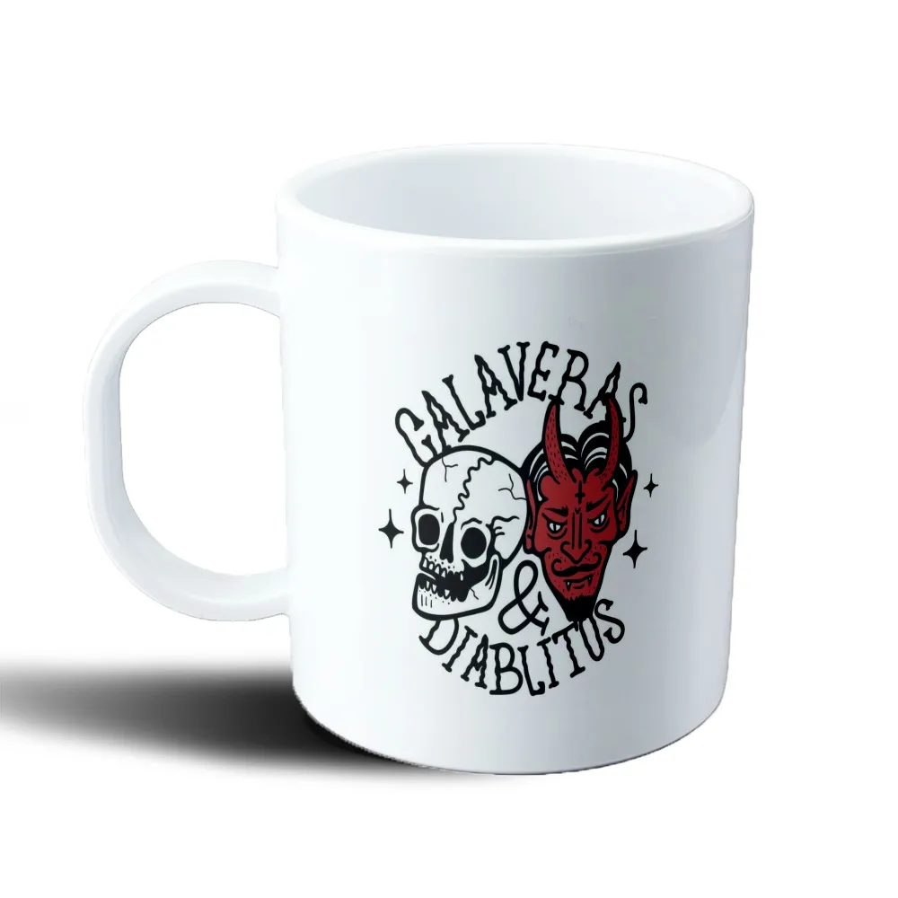Taza de Plástico Fabulosos Cadillacs Calaveras y diablitos - vista 2