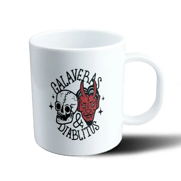 Taza de Plástico Fabulosos Cadillacs Calaveras y diablitos