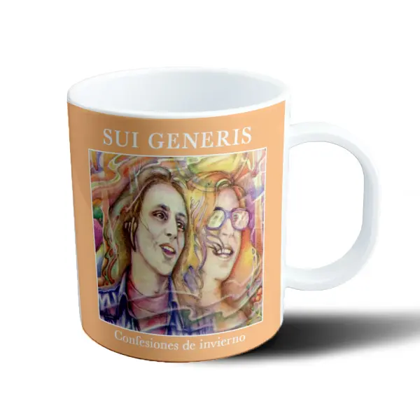 Taza de Plástico Sui Generis Confesiones de Invierno