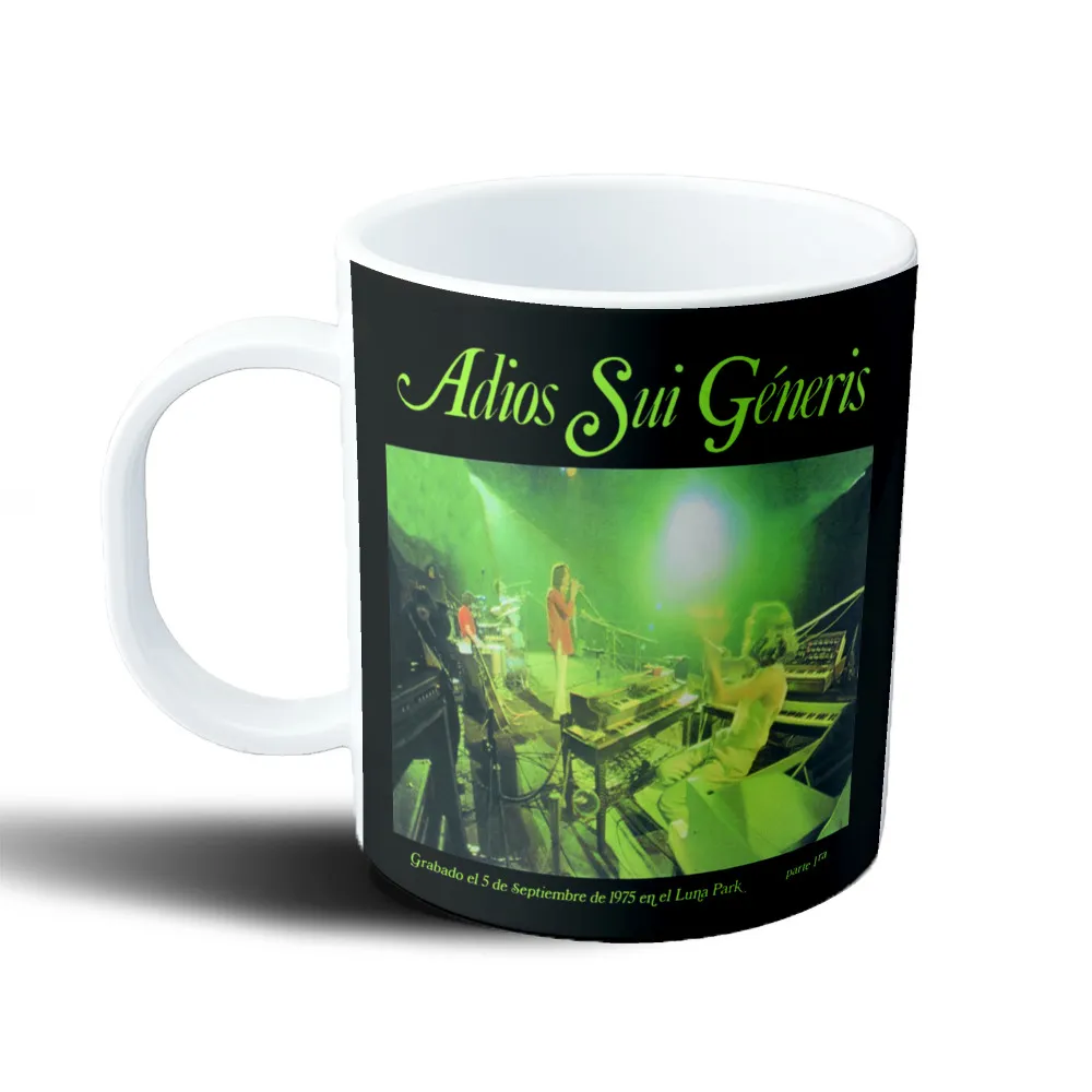 Taza de Plástico Sui Generis Adiós Luna Park 1975 - vista 2