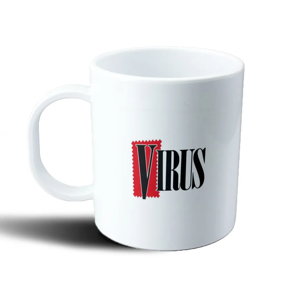 Taza de Plástico Virus Banda Logo - vista 2