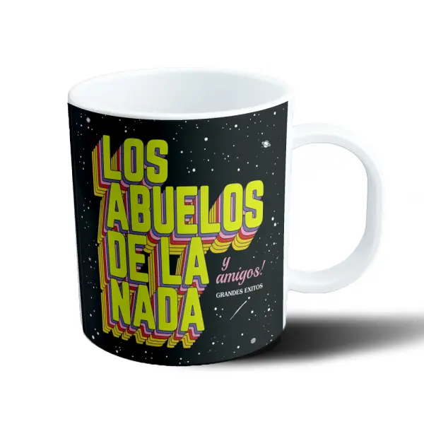 Taza de Plástico Los Abuelos de la Nada Grandes Exitos