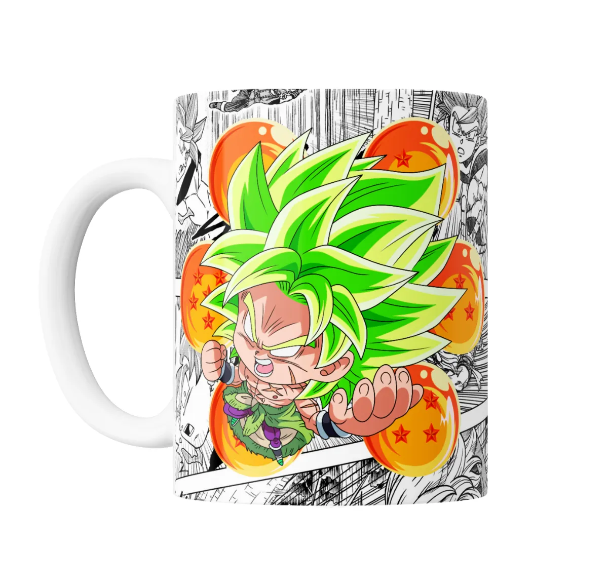 Taza de Cerámica Dragon Ball Broly Chibi Esferas del Dragón - vista 2