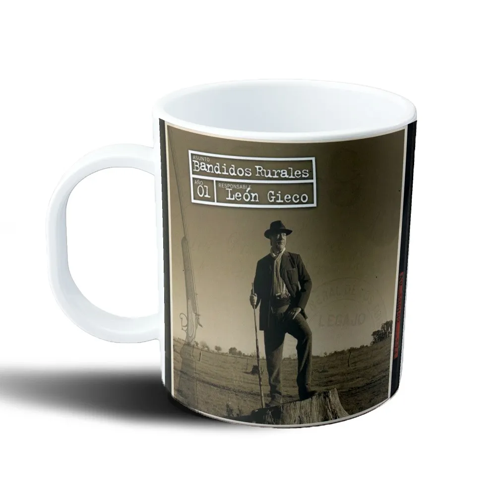 Taza de Plástico Bandidos Rurales Expediente Policial - vista 2