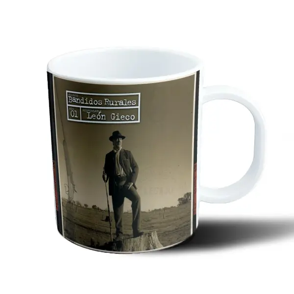 Taza de Plástico Bandidos Rurales Expediente Policial