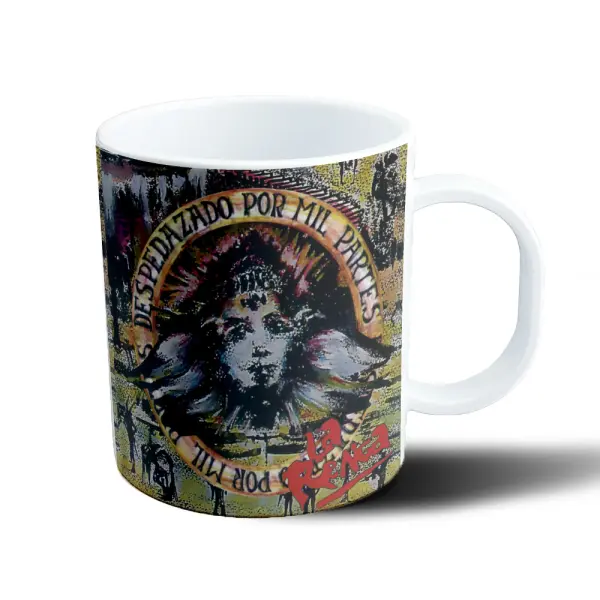 Taza de Plástico La Renga Despedazado por mil partes