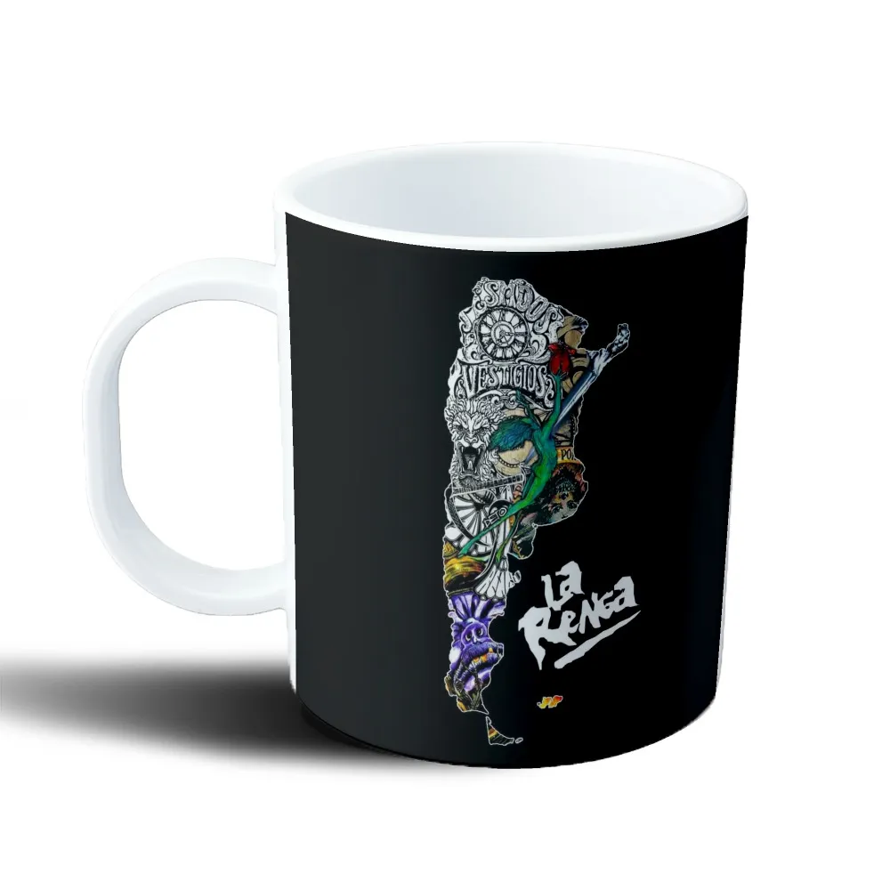 Taza de Plástico La Renga Mapa Argentino Vestigios - vista 2