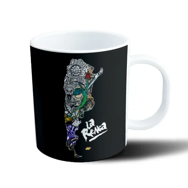 Taza de Plástico La Renga Mapa Argentino Vestigios