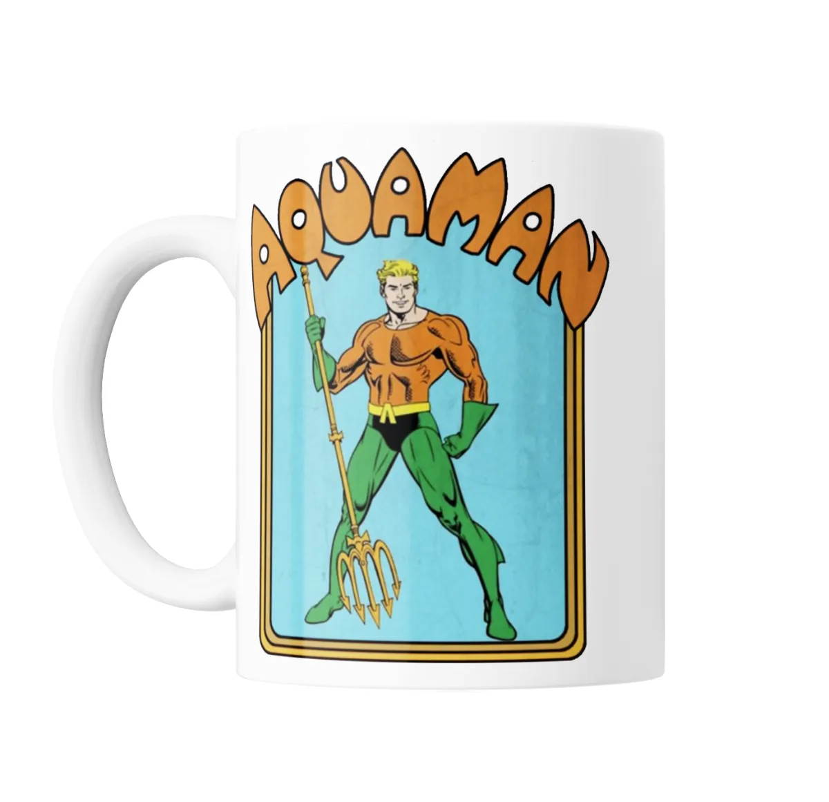 Taza de Cerámica Aquaman Clásico Tridente - vista 2