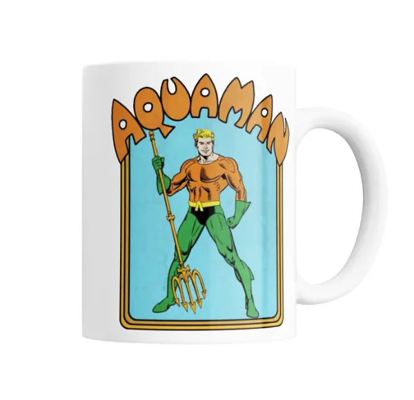 Taza de Cerámica Aquaman Clásico Tridente