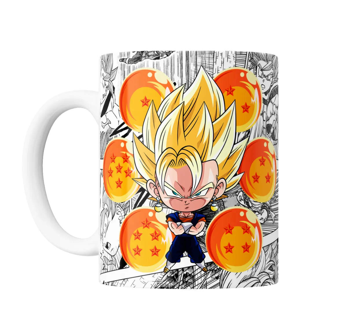 Taza de Cerámica Dragon Ball Vegetto Chibi Super Saiyajin - vista 2