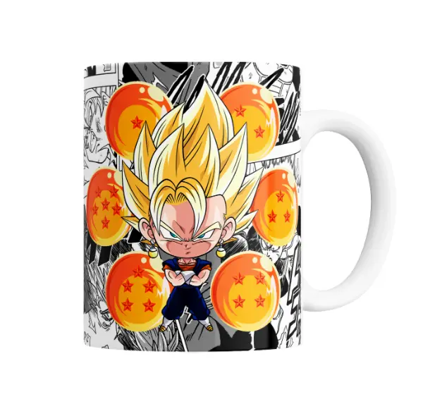 Taza de Cerámica Dragon Ball Vegetto Chibi Super Saiyajin