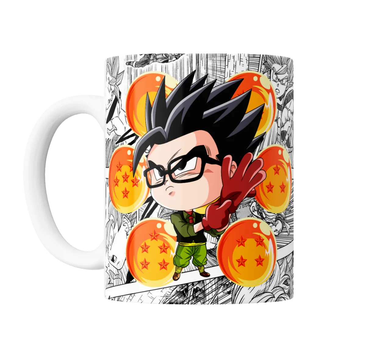 Taza de Cerámica Dragon Ball Gohan Chibi Esferas del Dragón - vista 2