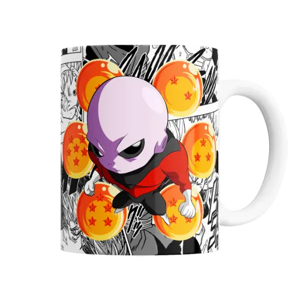 Taza de Cerámica Dragon Ball Jiren Chibi Esferas del Dragón