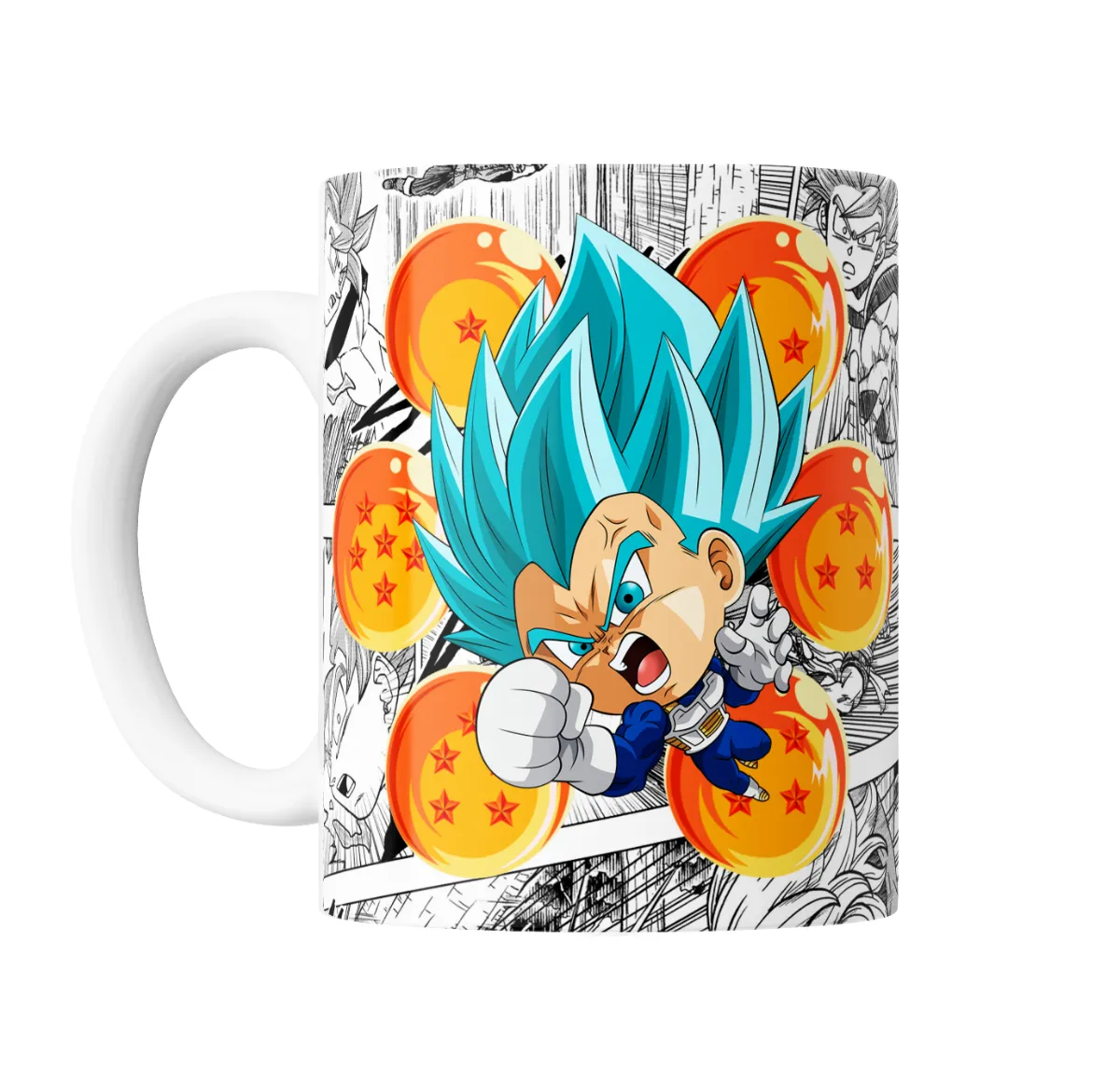 Taza de Cerámica Dragon Ball Vegeta Super Saiyajin Blue Chibi - vista 2
