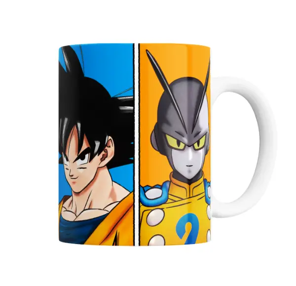 Taza de Cerámica Dragon Ball Goku y Gamma 2