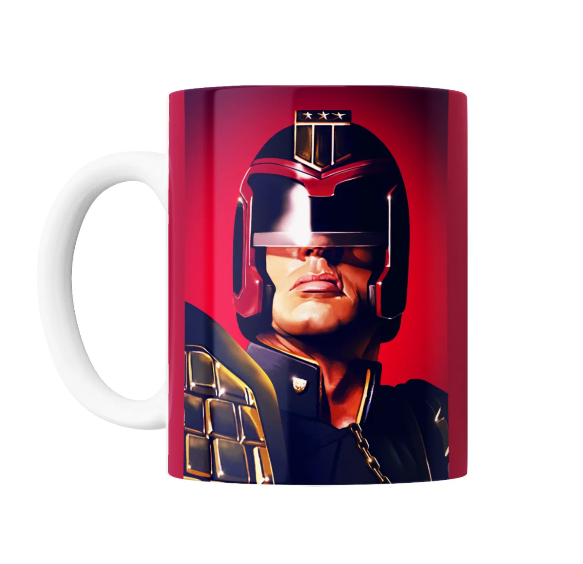 Taza de Cerámica Dredd Juez Dredd Casco Rojo - vista 2