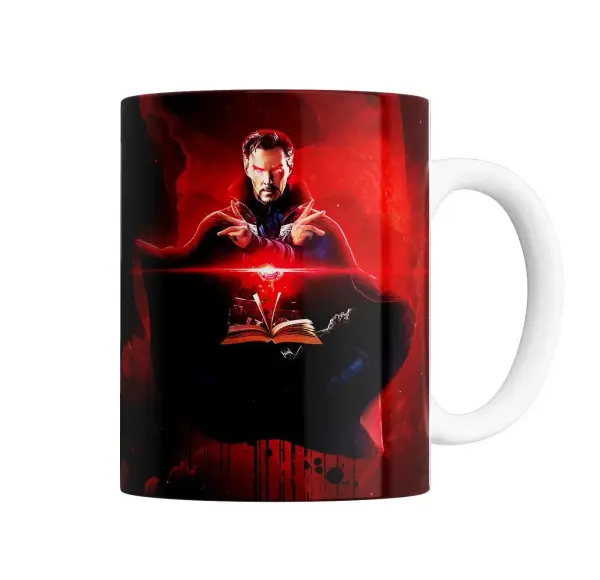 Taza de Cerámica Doctor Strange Hechicero Supremo Libro Mágico