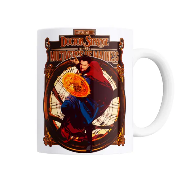 Taza de Cerámica Doctor Strange en el Multiverso de la Locura