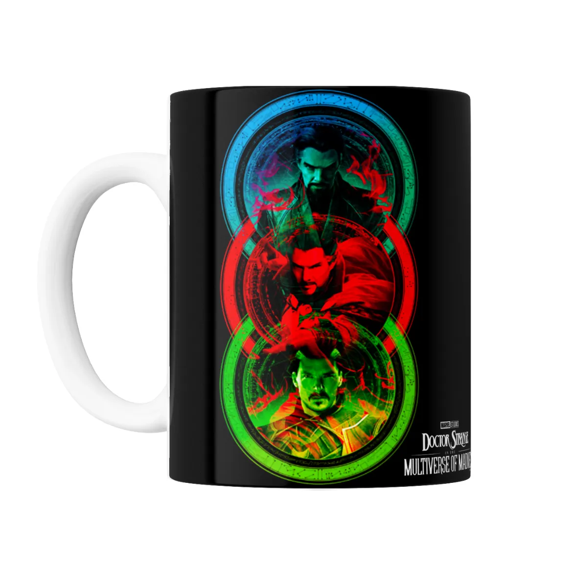 Taza de Cerámica Doctor Strange en el Multiverso de la Locura Tres Versiones - vista 2