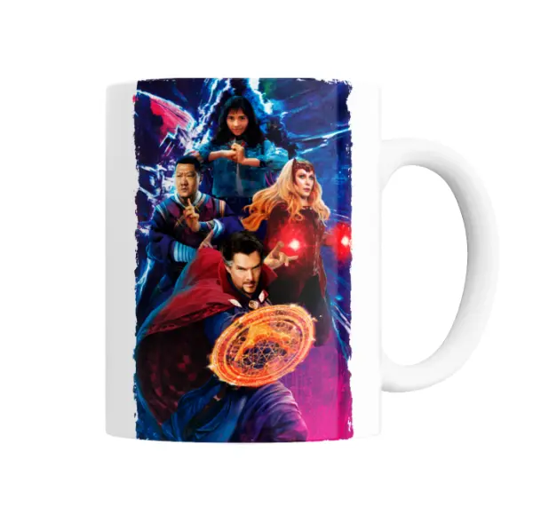 Taza de Cerámica Doctor Strange Multiverso de la Locura Personajes