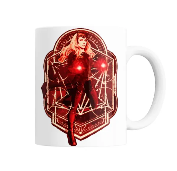 Taza de Cerámica Dr Strange Scarlet Witch Bruja Escarlata