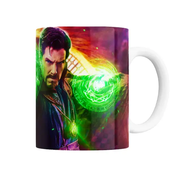 Taza de Cerámica Doctor Strange Hechicera Escarlata Magia Verde