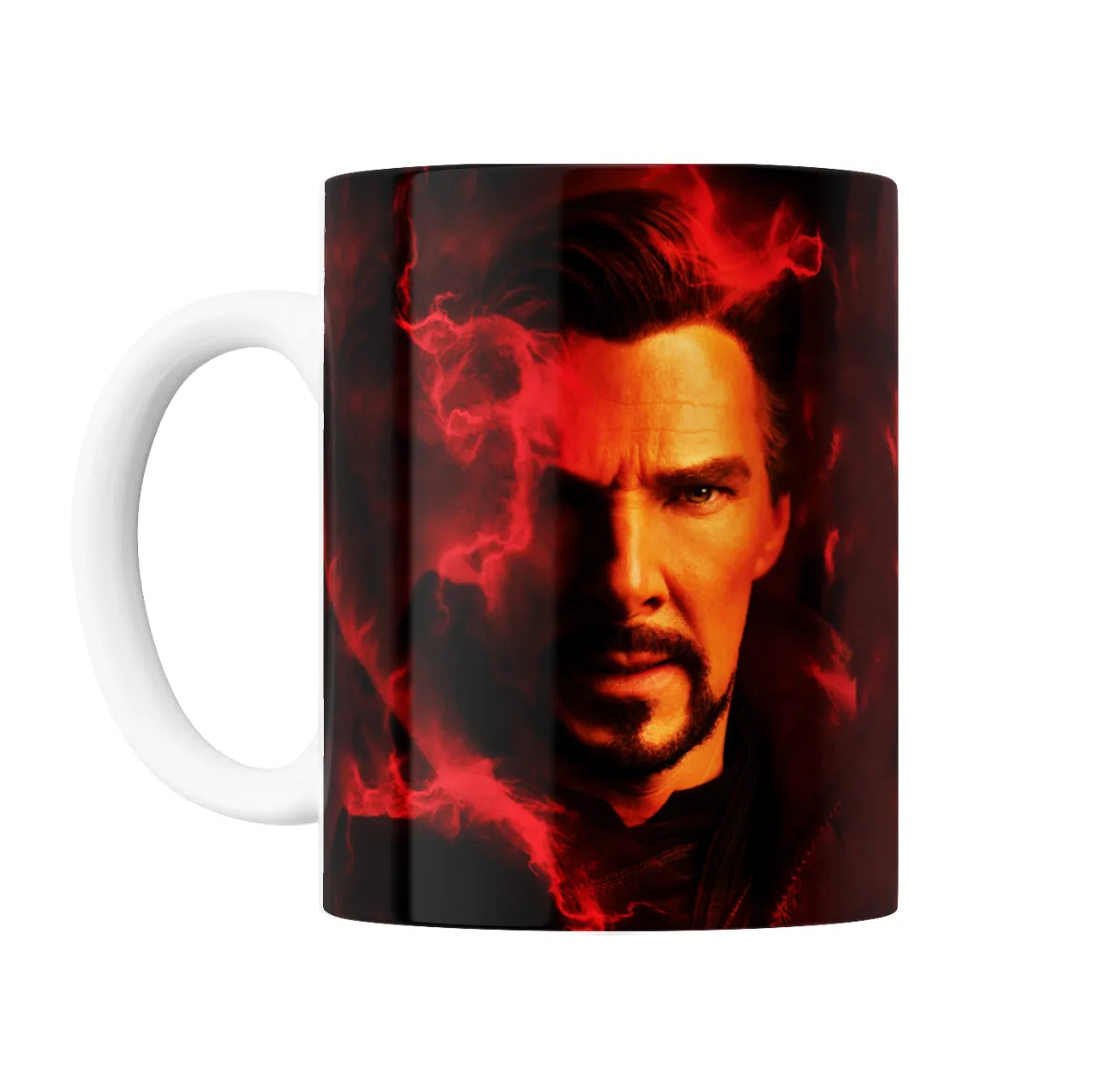 Taza de Cerámica Doctor Strange Hechicero Supremo Magia Roja - vista 2