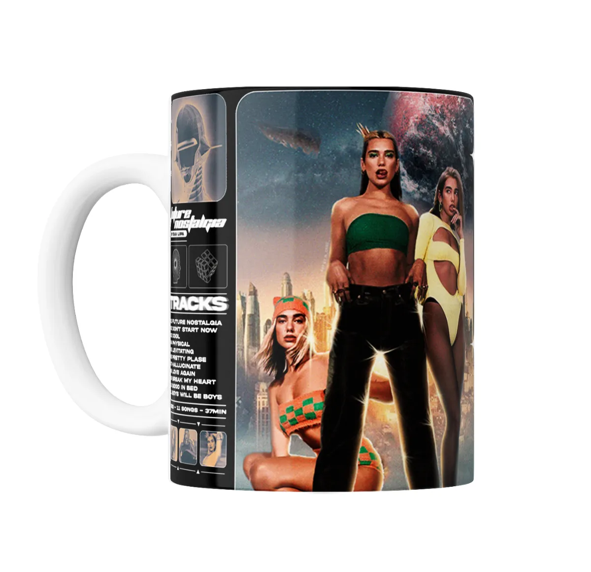 Taza de Cerámica Dua Lipa Future Nostalgia - vista 2