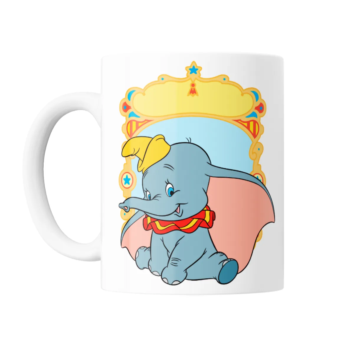 Taza de Cerámica Dumbo Elefante con Collar de Circo - vista 2