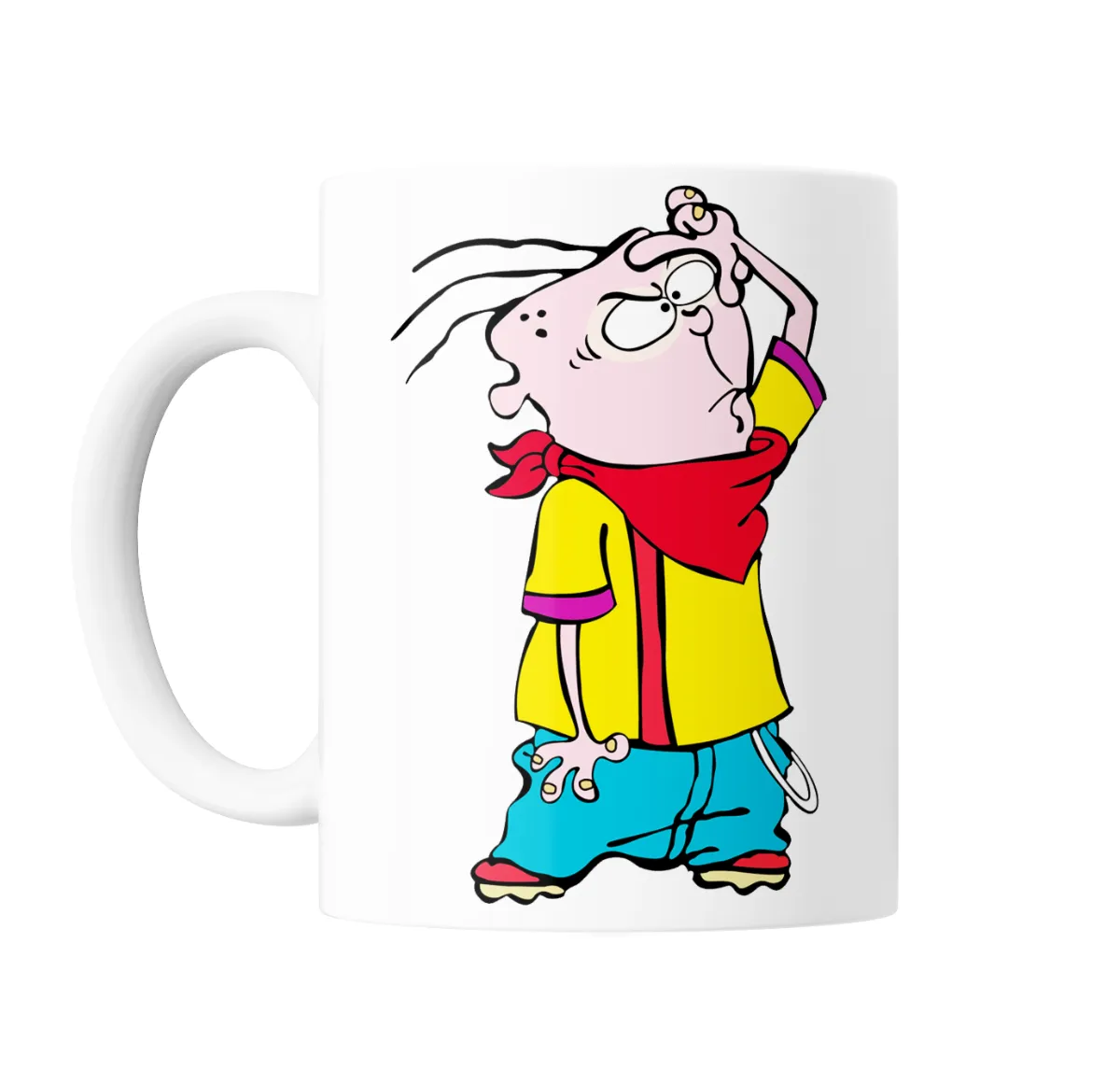Taza de Cerámica Ed Edd y Eddy Personaje Campera Amarilla - vista 2