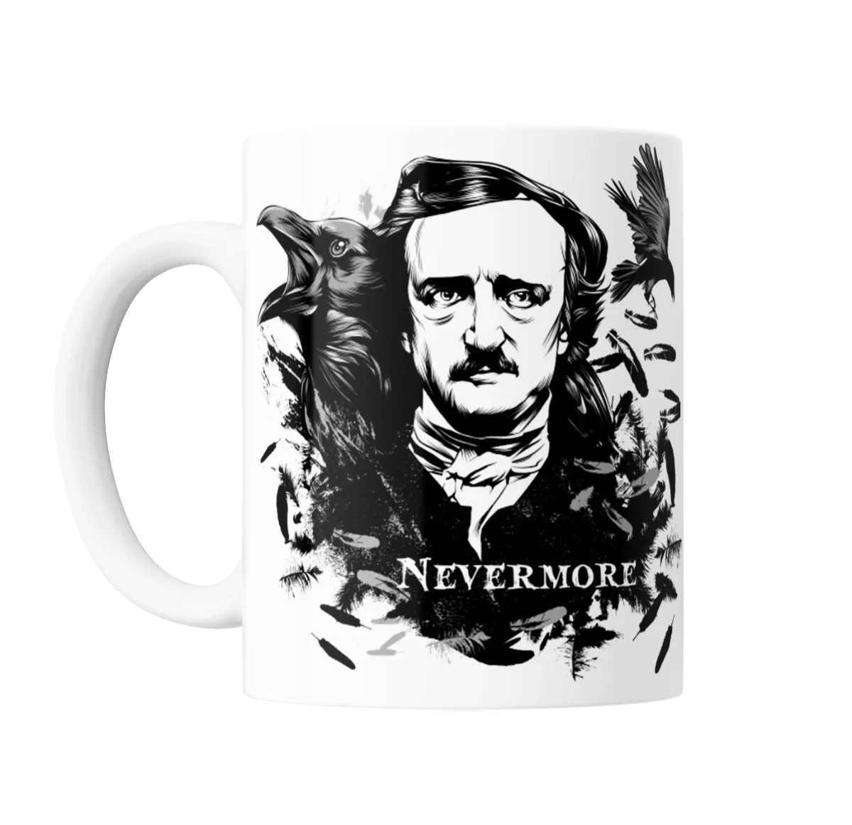 Taza de Cerámica Edgar Allan Poe Nevermore - vista 2