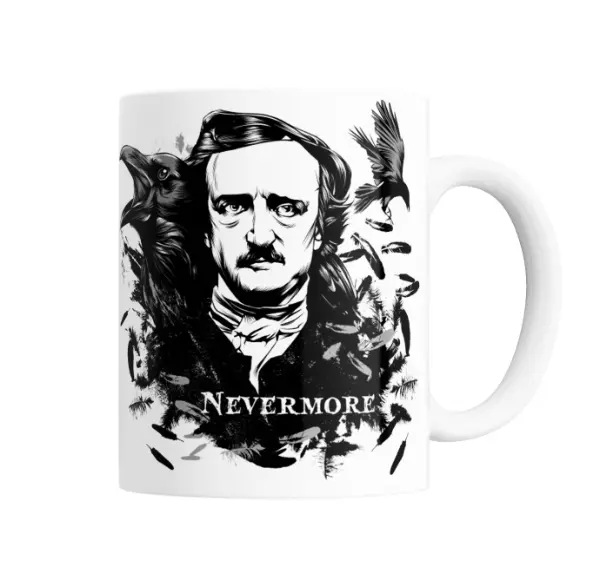 Taza de Cerámica Edgar Allan Poe Nevermore