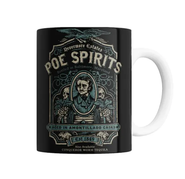 Taza de Cerámica Edgar Allan Poe Poe Spirits Nevermore Estates