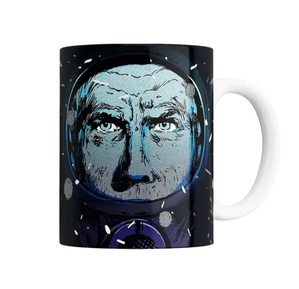 Taza de Cerámica El Eternauta Astronauta Mirada Intensa