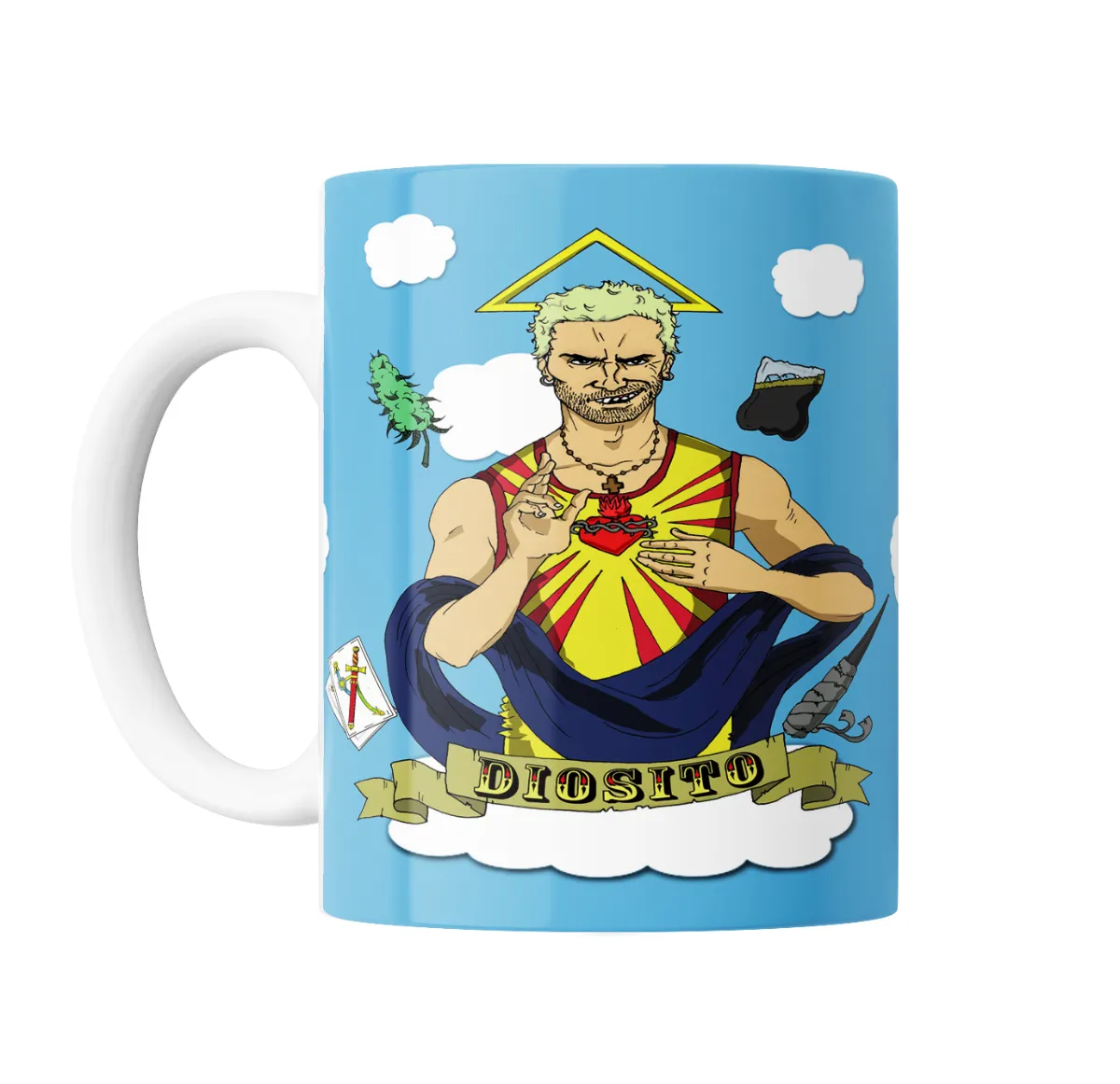 Taza de Cerámica El Marginal Diosito - vista 2