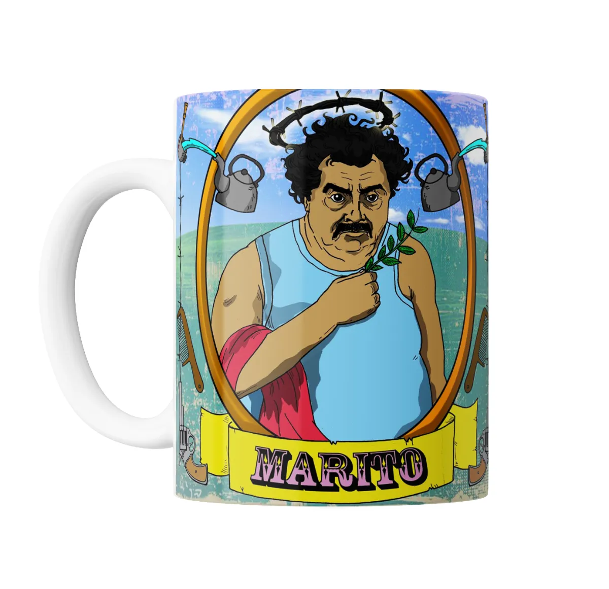Taza de Cerámica El Marginal Marito - vista 2