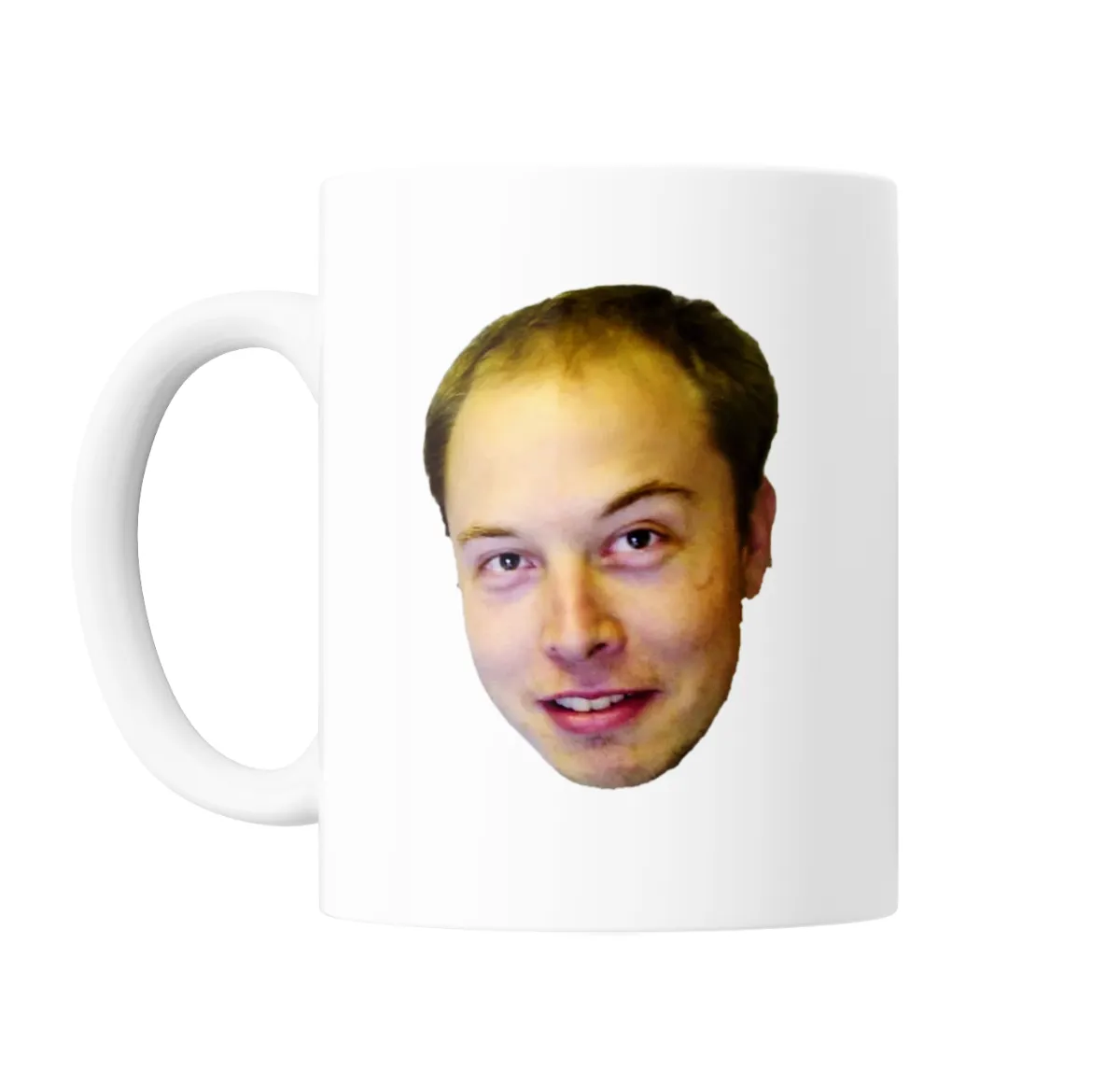 Taza de Cerámica Elon Musk Meme Cara - vista 2
