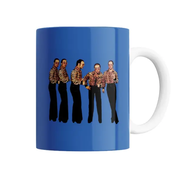 Taza de Cerámica Elton John Cinco Versiones Tigre
