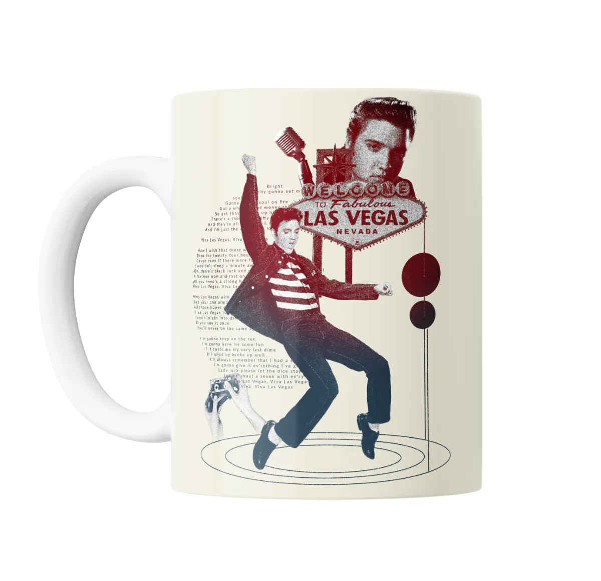 Taza de Cerámica Elvis Presley Viva Las Vegas - vista 2