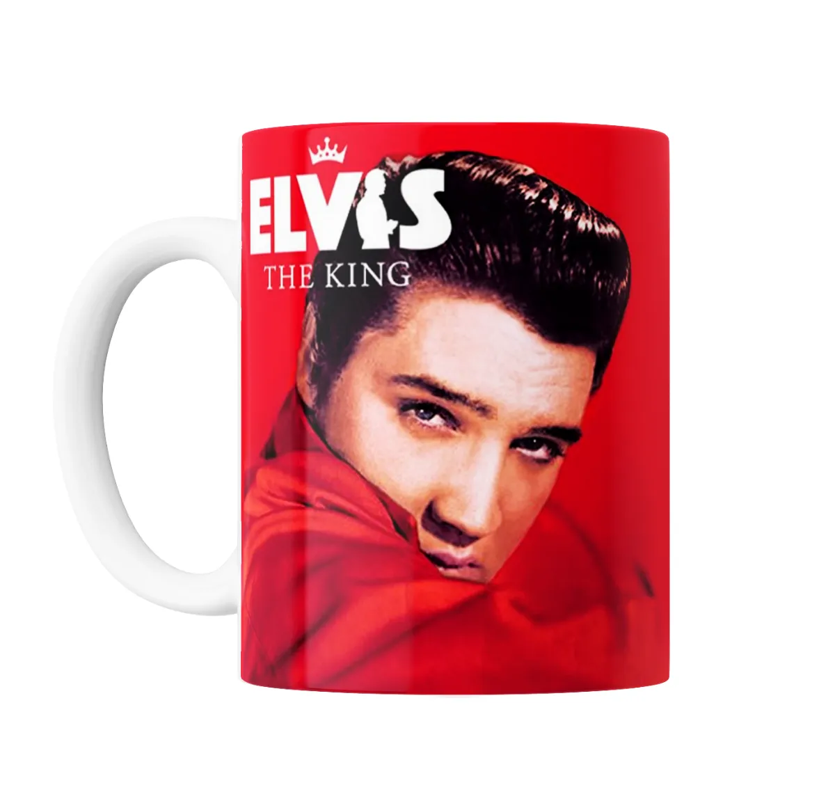 Taza de Cerámica Elvis Presley The King Rojo - vista 2