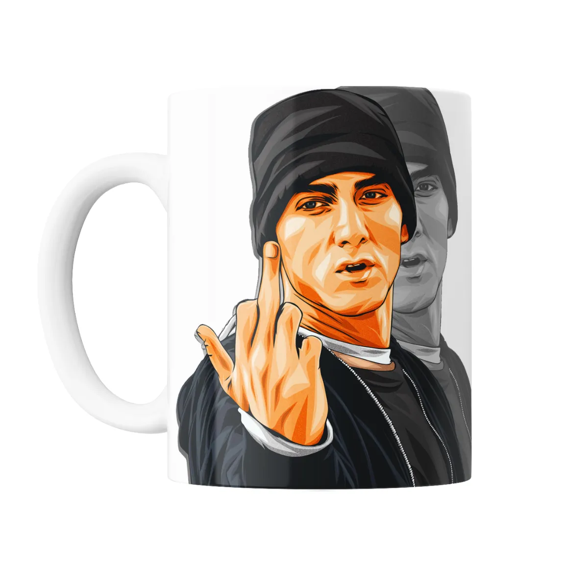Taza de Cerámica Eminem Dedo Medio - vista 2